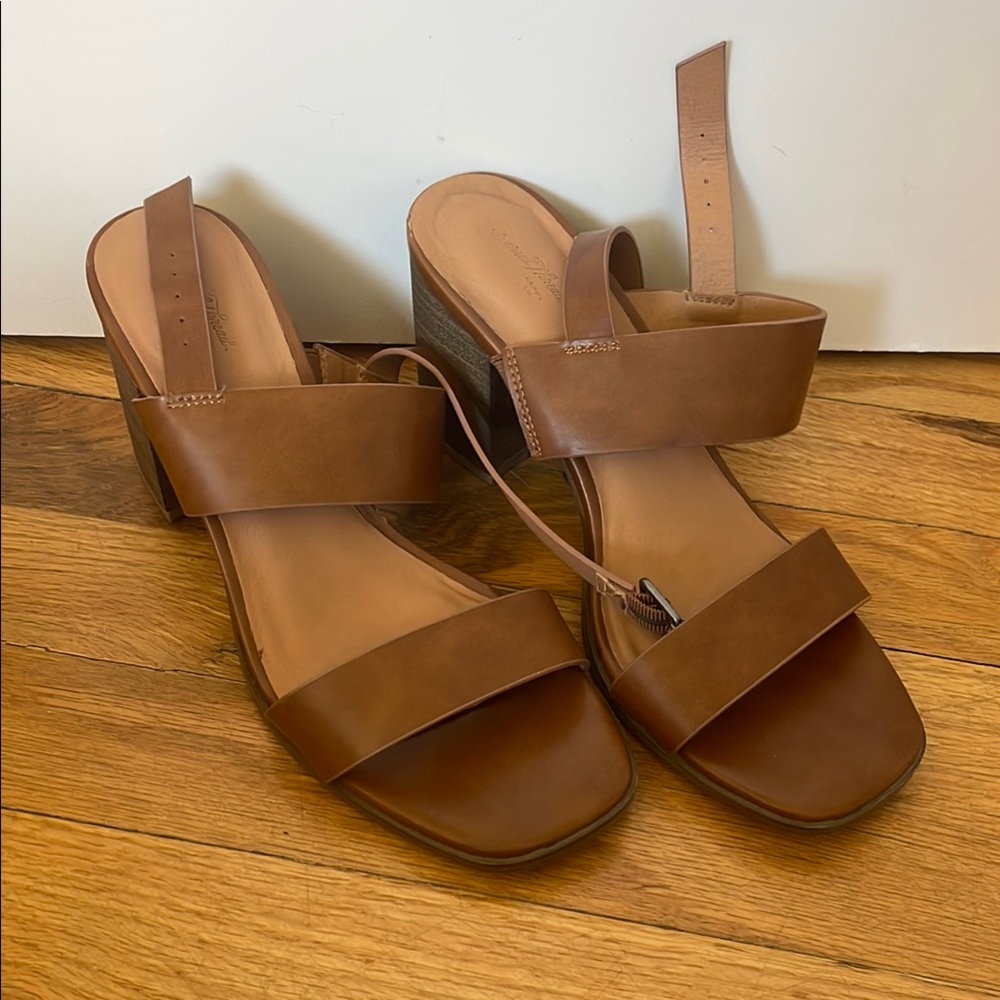 Madewell Brown Heel Sandals